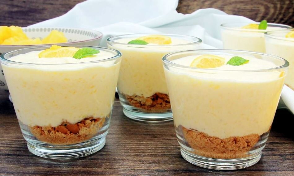 Mousse de abacaxi