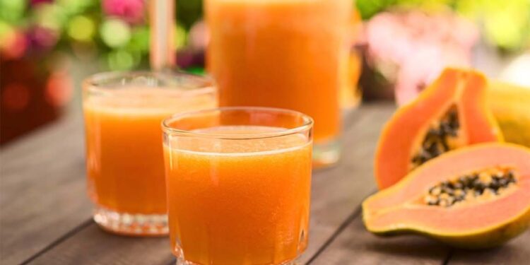 Sumo de mamão detox