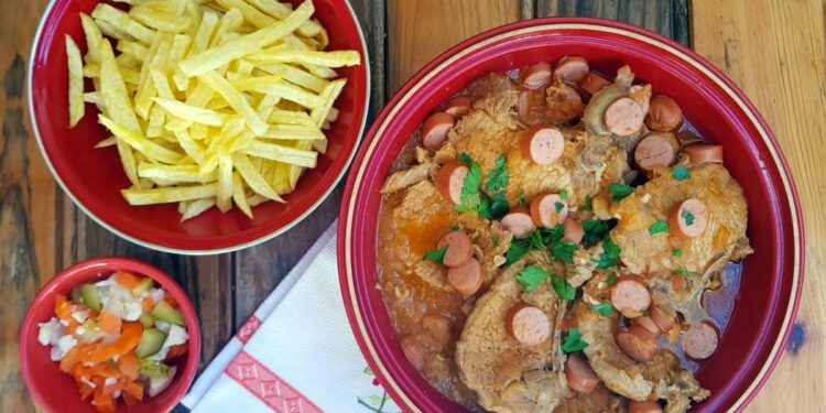 Costeletas à salsicheiro