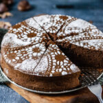 Bolo de castanhas e chocolate