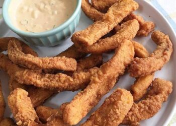 Tiras de pota fritas à setubalense