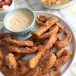 Tiras de pota fritas à setubalense