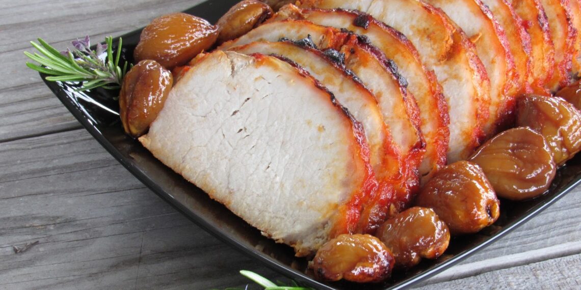 Lombinho de porco com castanhas à Transmontana