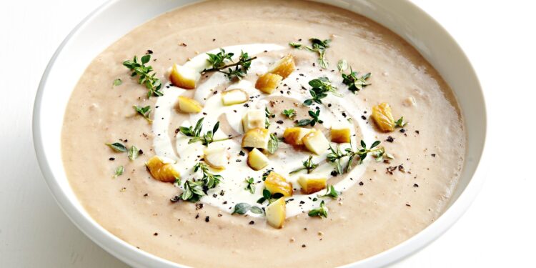 Sopa de castanhas Transmontana