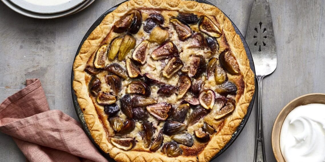 Tarte de figos e nozes à moda antiga