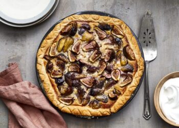 Tarte de figos e nozes à moda antiga