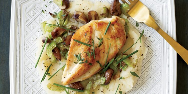 Frango com castanhas