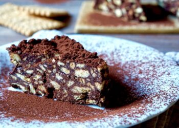 Salame de chocolate enformado