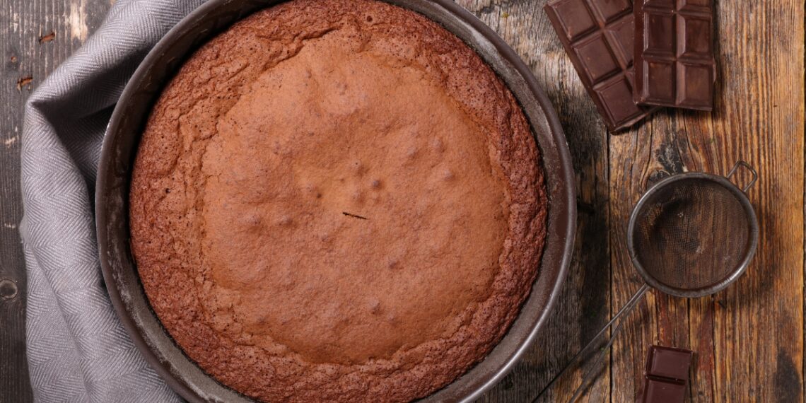 Bolo de chocolate simples e fofo