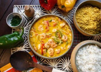 Moqueca de camarão fácil e simples