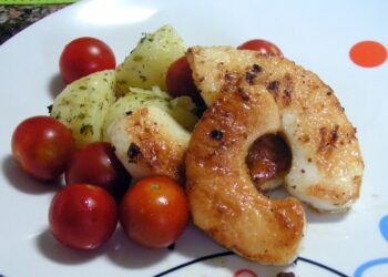 Tiras de pota grelhadas