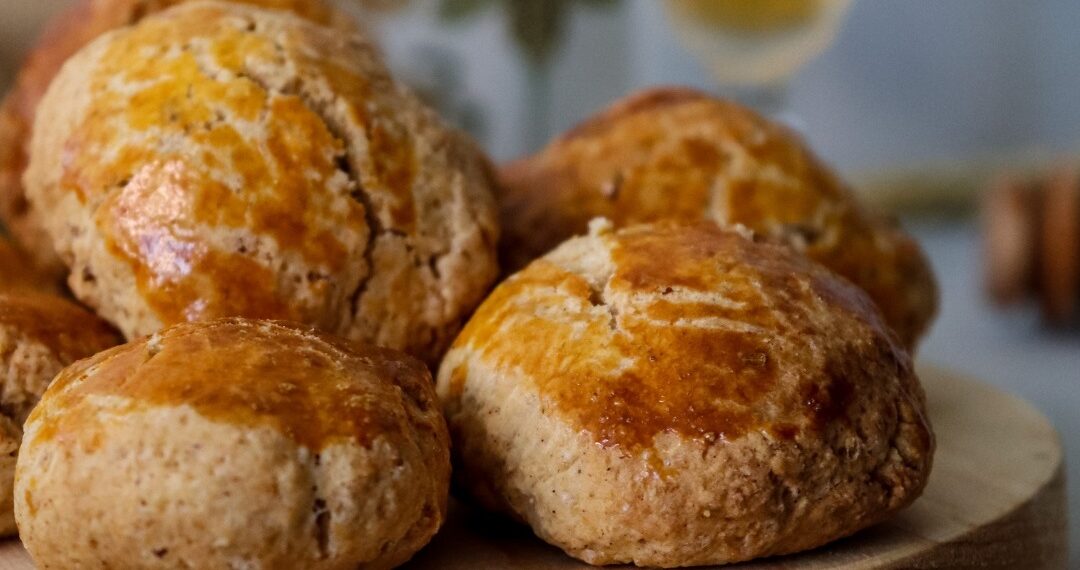 Broas de canela e limão