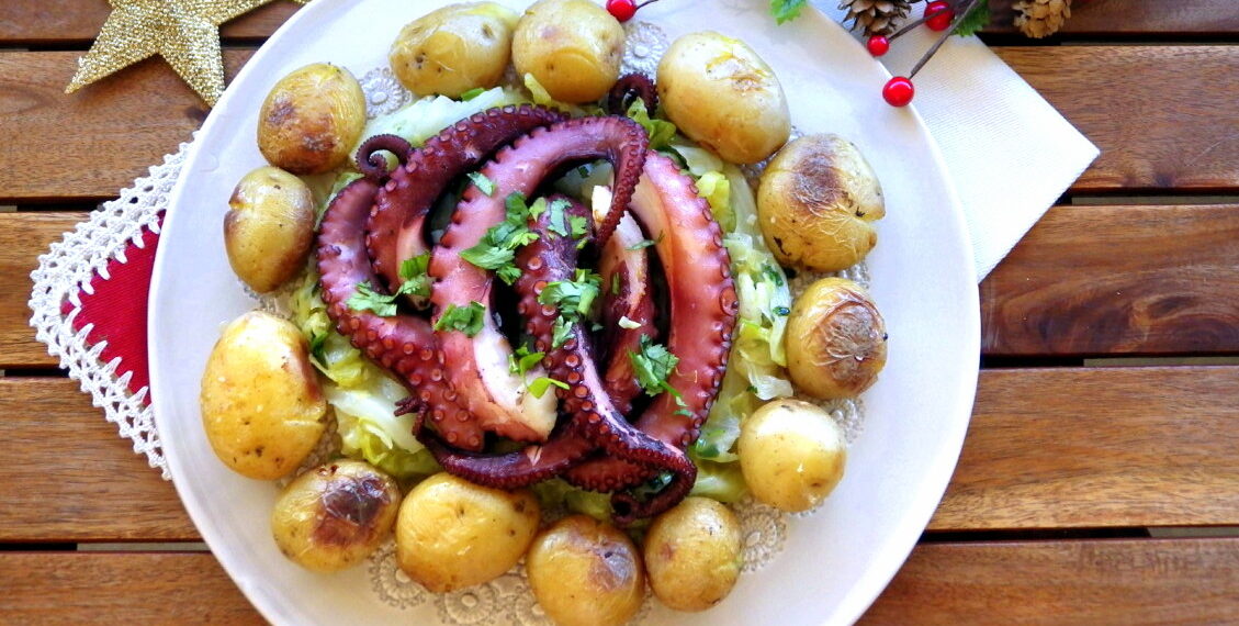 Polvo de Natal tradicional