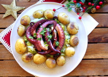 Polvo de Natal tradicional