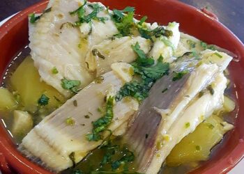 Raia alhada algarvia à moda de Olhão