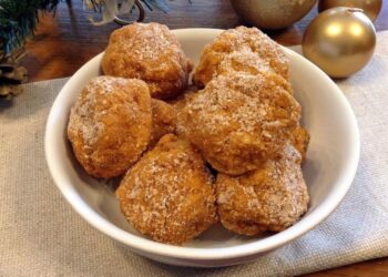 Filhoses de abóbora no forno à moda antiga