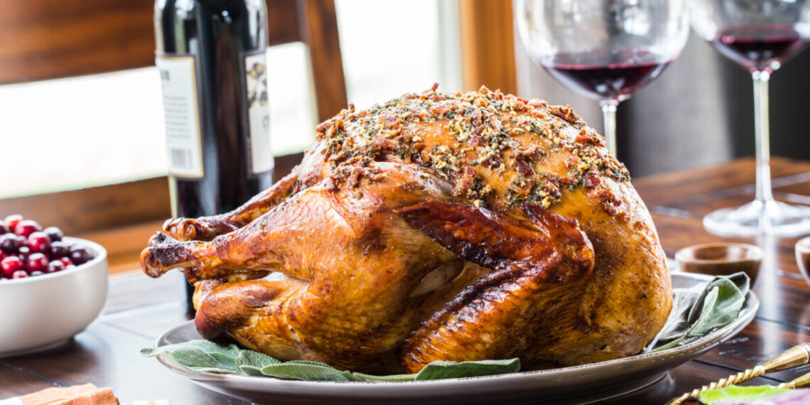 Peru assado no forno à portuguesa