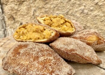 Azevias de grão e amêndoa