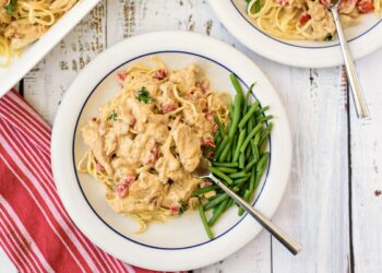 Frango com natas fácil e rápido