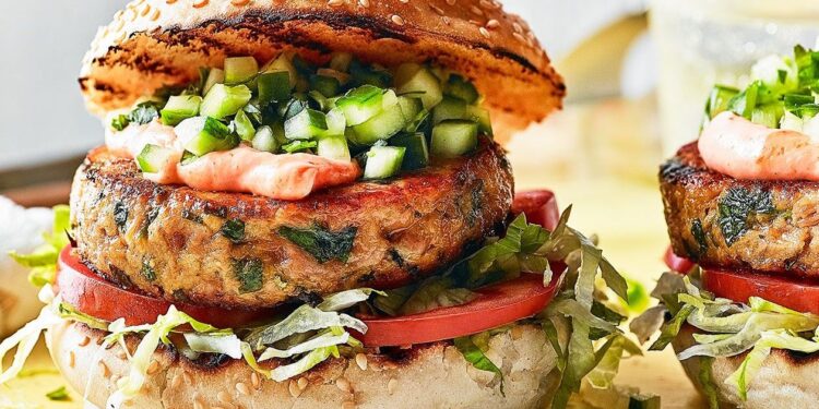 Hambúrguer de atum