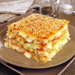 Lasanha de bacalhau com béchamel