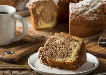 Bolo de café simples e fácil