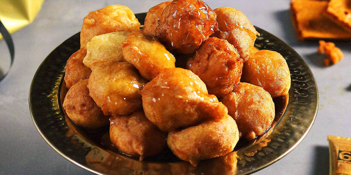 Sonhos de laranja fofinhos