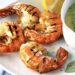 Gambas grelhadas com limão