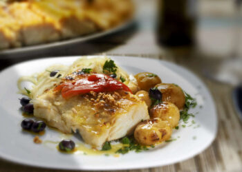 Bacalhau de Natal no forno