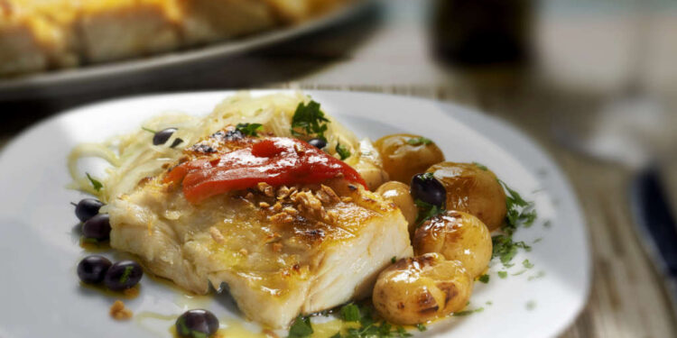 Bacalhau de Natal no forno