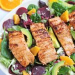 Salada de salmão