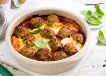 Almôndegas no forno