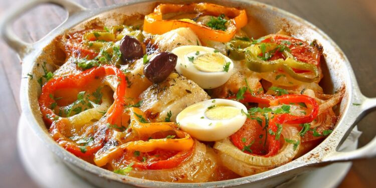 Bacalhau no forno à Portuguesa