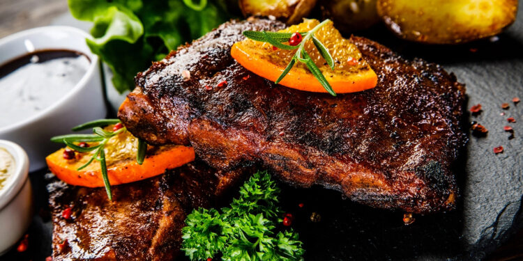 Costela mendinha assada no forno