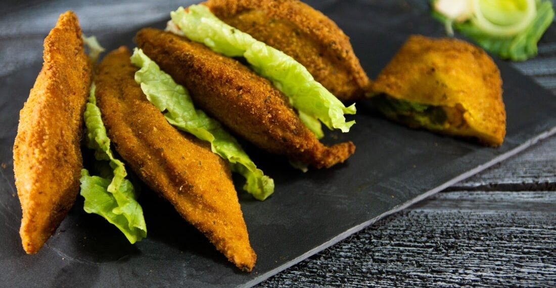 Rissóis de cogumelos