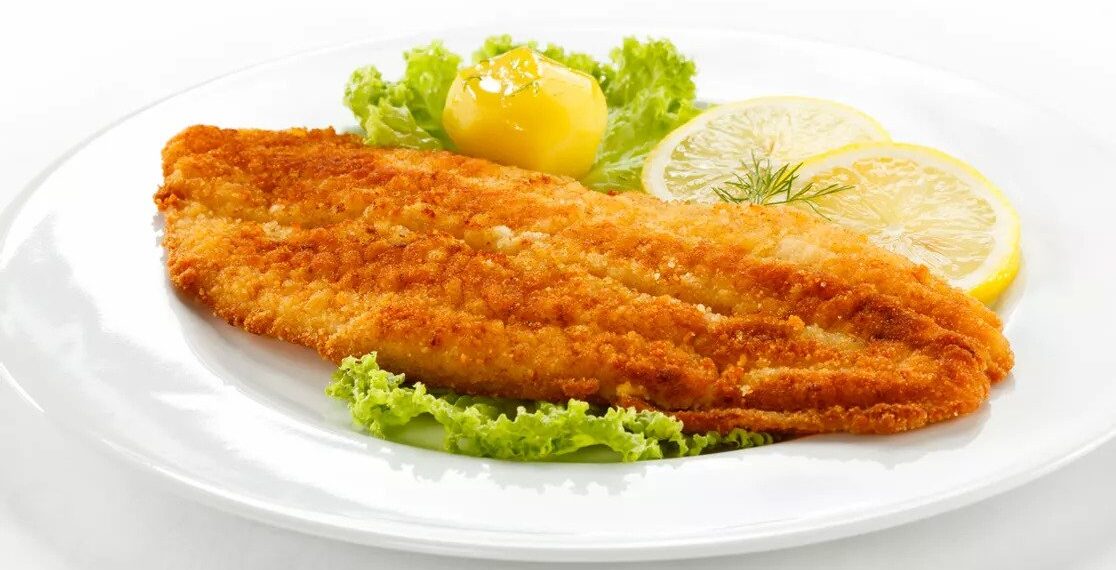 Filetes de pescada panados