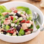 Salada de atum saudável