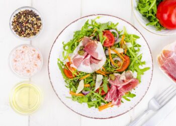 Salada de presunto fácil