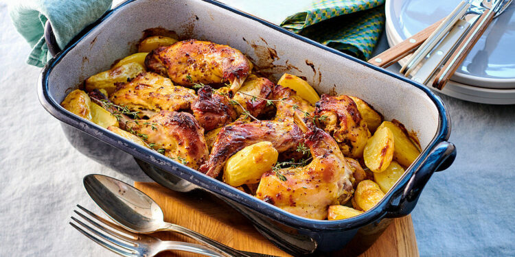 Coelho assado no forno com cerveja