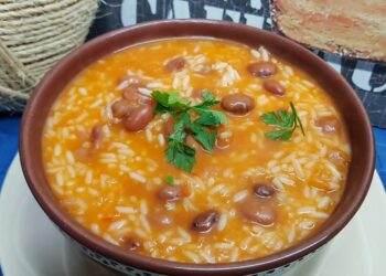 Arroz de feijão manteiga malandrinho