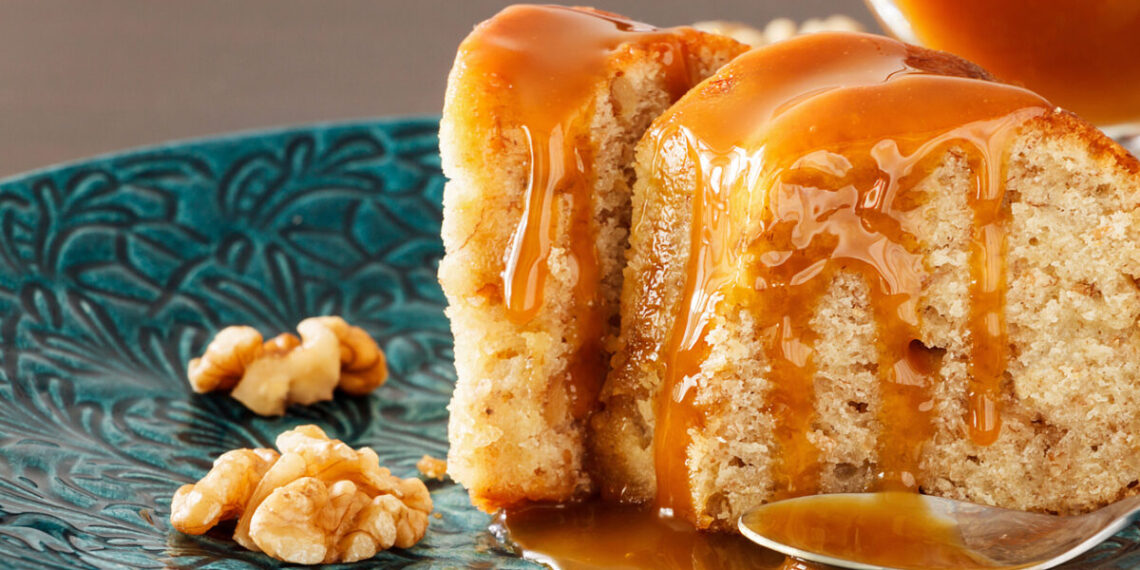 Bolo de banana e canela húmido