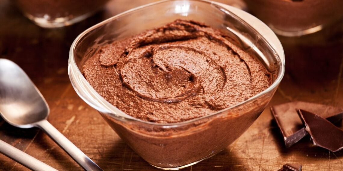 Mousse de chocolate à antiga (receita tradicional)
