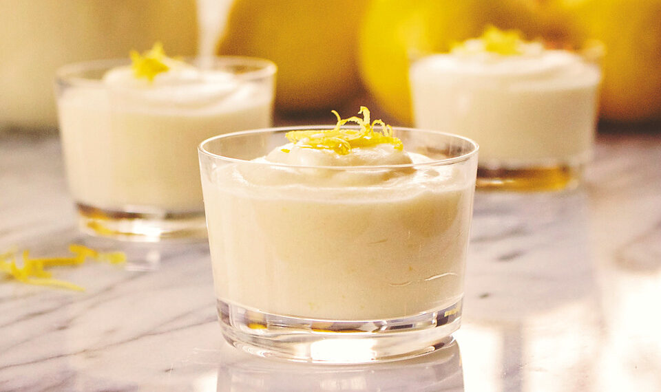 Mousse de limão à portuguesa