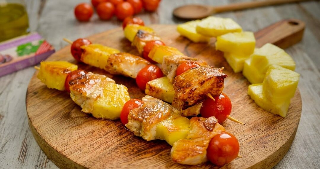 Espetadas no forno