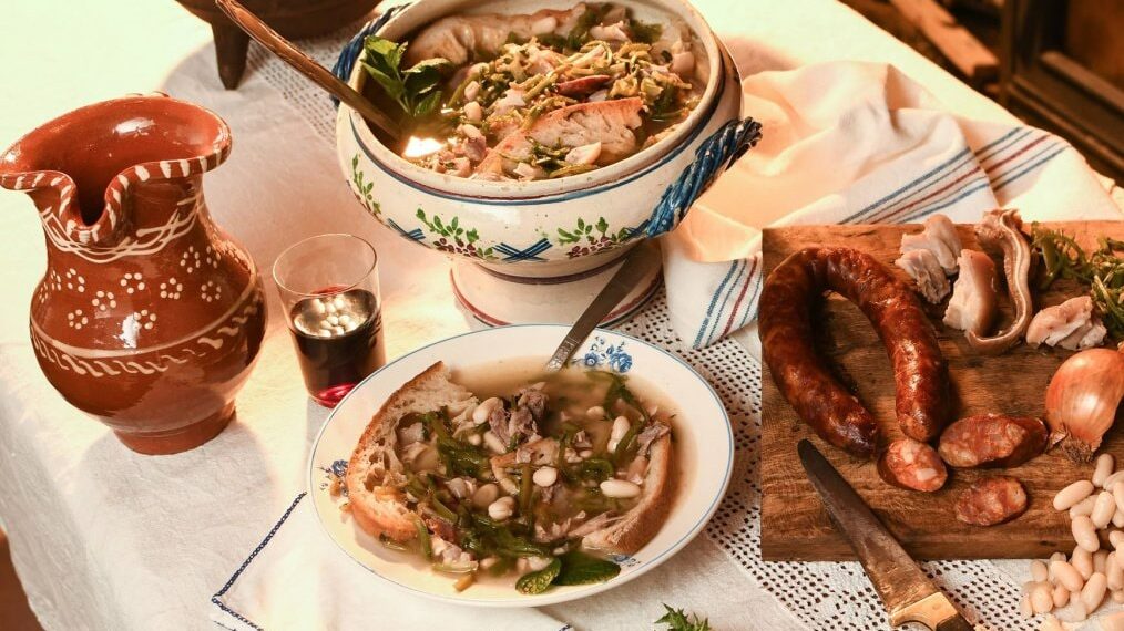 Sopa de cardos à Alentejana