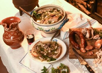 Sopa de cardos à Alentejana