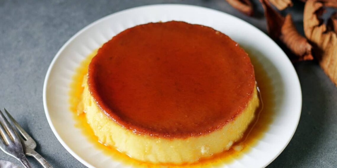 Pudim de ovos no forno à portuguesa