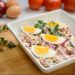 Salada de atum com feijão frade
