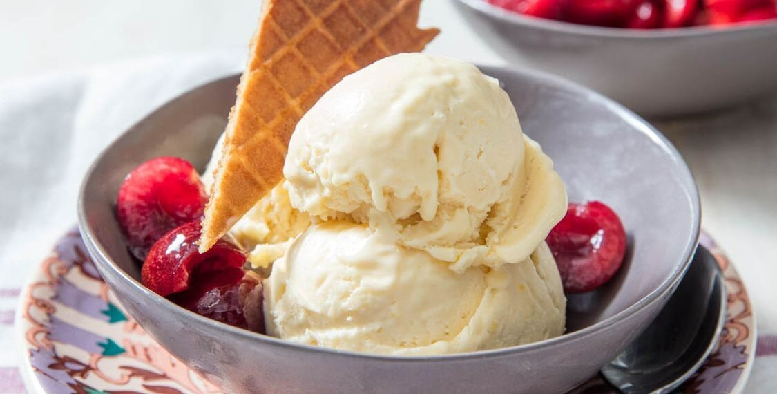 Gelado de mascarpone