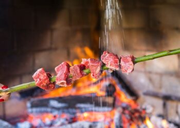 Espetada madeirense à moda antiga